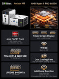 GMKtec M8 Mini PC AMD Ryzen 5 PRO 6650H (Turbo 4.5GHz) 1TB SSD 16GB LPDDR5
