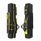 Fishing Rod Case Triple-Layer 1680D Heavyweight Oxford Fishing Pole Case & Bag Wire-Reinforced Non-Deforming Frame Quick-Access Compartments Anti-Sag Structure Fishing Rod Bag Fishing Gift for Men