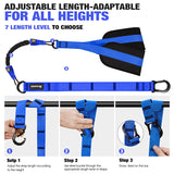 Ayombo Pull Up Assistance Bands,Heavy Duty Resistance Assistance Band for Pull-up Training,Adjustable Assisted Bands with Comfortable Foot Strap,Home Gym Workouts Body Stretching and Strength Training