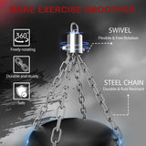 Mesetast Punching Bag for Adults, 4ft Heavy Boxing Bag Set with 12 OZ Gloves for MMA Karate Kickboxing Boxing - Unfilled MESETAST