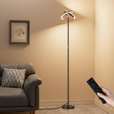 PreeOtti Floor Lamps for Living Room, 40W/2400LM Rotatable LED Floor Lamp with Touch & Remote Control, 70" Tall Standing Lamp Stepless Dimmable, Modern Torchiere Corner Lamp for Bedroom, Office