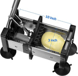 Redhoney French Fry Cutter Stainless Steel Potato Cutter With 1/2" and 3/8" Commercial Grade Blades, Vegetable Cutter Chopper for Vegetables, Cucumbers, Potatoes
