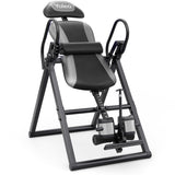 YOLEO ITX320 Inversion Table for Back Pain 2026 Foldable Inversion Table w/Removable Lumbar Pad, Reversible Ankle Holders, Easy Assembly