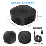 USB Speakerphone Microphone, Conference Speaker Omnidirectional Computer Mic, with 360º Voice Pickup JOUNIVO