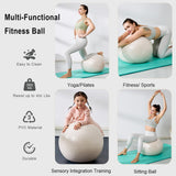 YR Exercise Ball 25.6'' Large Yoga Ball for Workout Pregnancy Stability