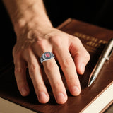 Oseew 2027 Men Custom Pattern Graduation Ring Gift Style2