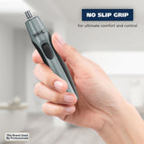 Wahl Clipper Battery Operated, Precision Ear and Nose Hair Trimmer for Men, Hygienic Nose Trimmer with Rinseable Blade for Easy Cleaning, Perfect for Travel – Model 3026462