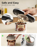 Electric Can Opener, One-Touch Automatic Can Opener, USB Rechargeable Electric Can Opener for Seniors with Arthritis- Cordless Battery Powered, Side Cut, Smooth Edge, Handsfree, for Any Size Cans