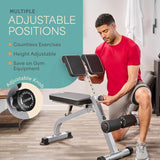 Lifepro Roman Chair Hyperextension Bench - Adjustable Back Extension Machine for Glutes, Hamstrings, and Lower Back - Foldable Multipurpose Exercise Equipment
