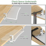UPGRAVITY Extra Large Keyboard Tray Under Desk White