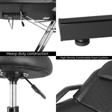 Portable Tattoo Chair, Adjustable Massage Facial Bed with Removable Headrest & Armrest, Foldable Spa Chair with Carry Bag, 73 Inch Esthetician Bed for Salon Beauty Barber Spa Tattoo (Black)