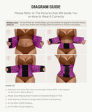 FeelinGirl Corset Perspiring Workout Waist Trainer Corset Trimmer Belt for Women Belly Band Body Shaper Rose Leopard M