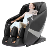 RELX 2026 Massage Chair Full Body, Zero Gravity Airbag Shiatsu Massage Chair with SL-Track, Heating, AI Control, Body Scan, 13 Modes, Foot Rollers, and Deep Yoga Stretch (Black)