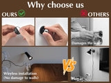 Cordless Battery Wall Sconce-No Drill Installation,Rechargeable Dimmable LED Wall Lamp for Bedroom,Bed Headboard,Hallway,Clip on Lamp,Magnetic Light
