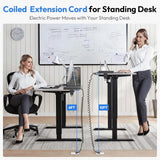 NTONPOWER Desk Clamp Power Strip 10 FT, 20W USB C Fast Charging Station