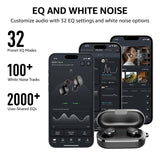 Bluetooth 5.3 Wireless Earbuds with Wireless Charging Case IPX8 Waterproof Stereo Headphones in Ear Built in Mic Headset TOZO