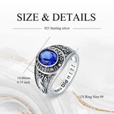 Oseew 2027 Men Custom Pattern Graduation Ring Gift Box Style1