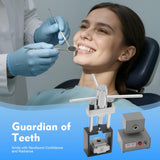 Split Dental Flexible Denture Machine, 110V 400W Flexible Denture Injection System with Heater & Heat Press