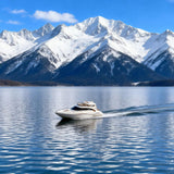 Ssccgym Remote Control Boat 4CH Electric Watercraft RC Sail Cruise Boat Yacht 15km/h for Lake Pool 14y+ Beginners