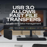 Seagate Expansion 24TB External Hard Drive HDD - USB 3.0, with Rescue Data Recovery Services