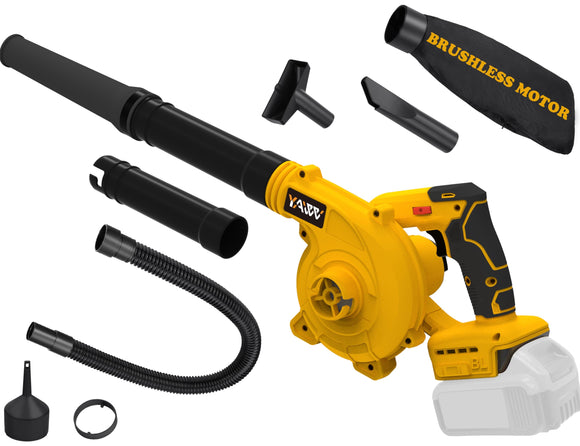Cordless Leaf Blower for Dewalt 20V Max Battery, Jobsite Air Blower with Brushless Motor,6 Variable Speed Up to 180MPH