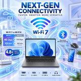 HP OmniBook 17.3" FHD IPS Laptop, Intel Core Ultra 7, Next-Gen AI PC, 32GB DDR5 RAM, 512GB PCIe SSD, Wi-Fi 7, Backlit Keyboard, 1080P Webcam, Windows 11, Laptops for Business & Home Office