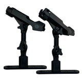 2 Pack Fishing Rod Holder with Track Mount (2Pack Extender Rod Holder with Rail) HiUmi