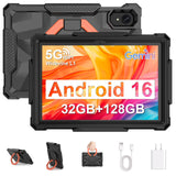Tablet 10 Inch Android 16 Tablets, 32GB RAM 128GB ROM 2TB Expand, 2.2GHz Octa-Core