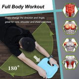 MKSY Core Coaster Abdominal Abs Training Machine Equipment, Ab Wheel Roller Exercise for Home Gym, Waist Strength Trainer with a Kneel Mat (Grey)
