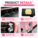 13 Inch DTF Printer for T-Shirts, A3 Heat Transfer Printer, Pink