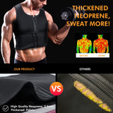 A+ Choice Sauna Vest Waist Trainer for Men - Mens Sauna Suit Large Sweat Belt Body Shaper for Gym Workout Exercise Faja Para Hombre Size Medium