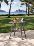 5-Piece Outdoor Patio Furniture Set with Swivel Chairs