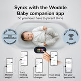 Woddle Multifunctional Smart Baby Changing Pad with Medical Grade Scale for Critical Weight Monitoring + AI App, Noise Machine, Warmer, Night Light, Touchscreen Tracker, All-in-One