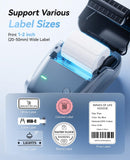 NIIMBOT B1 2 Inch Portable Thermal Label Maker with Tape for Phone&PC, Blue