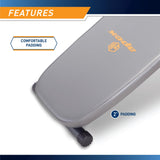 Marcy Apex Utility Bench Slant Board Sit Up Bench Crunch Board Ab Bench for Toning and Strength Training JD-1.2 MARCY