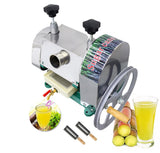 Commercial Manual Sugar Cane Ginger Press Juicer with Knives Wooden Case