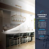 LUXRITE 5 Inch LED Recessed Light, ECO Backlit Mini Panel Spotlight, 5CCT 2700K-5000K, 1200 Lumens, High Output, 13 Watts, Dimmable, IC Rated, Wet Rated, ETL Listed, Energy Star, Round (48 Pack)