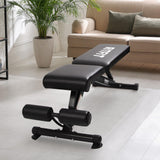 RitFit Adjustable/Foldable Utility Weight Bench for Home Gym, Weightlifting and Strength Training - Bonus Workout Poster with 35 Total Body Exercises