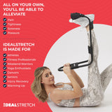 IdealStretch - Original Patented – Hamstring Stretcher, Lower Back Stretcher, Hip Stretcher, & Calf Stretcher - Pain Relief & Leg Stretcher