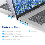 HP 17.3" Touchscreen Laptop w/Microsoft 365, 16GB RAM, 1TB SSD+128GB UFS, Webcam w/Shutter, Fingerprint Reader, Backlit Keyboard, Microsoft Copilot Key, Intel Quad-Core CPU, Win11, Lavender
