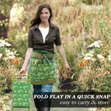 Garden Stool and Kneeler Set, Garden Seat and Kneeler Heavy Duty with 10" Wide Soft Kneeling Pad, Non-Slip Garden Bench