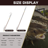 Carbon Fiber Fishing Gaff Saltwater Fish Gaff with S316 Stainless Steel Fishing Hook (Brown Gaff - 7' - 4'' Hook) TRHUNTER