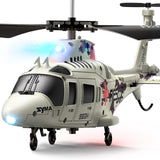 SYMA Remote Control Helicopter, S53H Rescue RC Helicopter with Upgraded Protection System, Lifelike Simulation, Easy to Fly, Educational Toy & Gift for Boys Girls Beginners