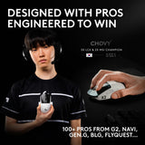 Wireless Gaming Mouse: Customizable Rapid Trigger Magnetic Switches, Adjustable Click Haptics