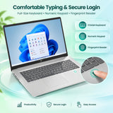 HP 17 Business Laptop, 17.3" HD+ Touchscreen, Intel 10-Core i5-1334U(Up to 4.6GHz), 16 GB RAM, 1 TB SSD, Numeric Keypad, Fingerprint Reader, Wi-Fi 6, Windows 11 Pro, Natural Silver, w/Accessories