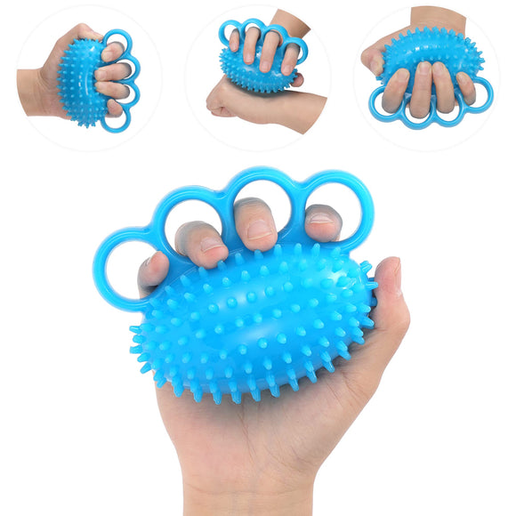 Hand Exercise Ball Finger Therapy Ball - Grip Strengthening, Improve Flexibility, Squeeze Stress Relief Balls, Resistance Strength Trainer for Hand Fanwer