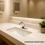 Luxice Touchless Bathroom Sink Faucet - Automatic Motion Sensor Faucet - Battery Opertated for Commercial Lavatory, Chrome