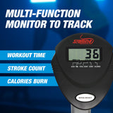 Stamina BodyTrac Glider 1050 Hydraulic Rowing Machine with Smart Workout App - Rower Workout Machine with Cylinder Resistance - Up to 250 lbs Weight Capacity Stamina