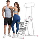 HXD-ERGO Stair Stepper for Home, 6 Adjustable Resistance Vertical Climber Cardio Exercise Machine, Folding Stair Climber for Full Body Workout with Adjustable Handlebar