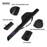 Booms Fishing PB4 4.4ft~5ft Fishing Rod and Reel Case, Portable Folded Fishing Pole Case, 0.6ft/8" Extended Design Fishing Spinning Rod Bag, Store Up to 2~3 Fishing Rods and Reels, 52"~60"